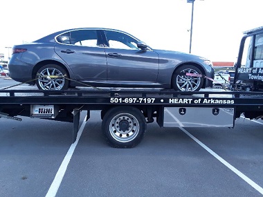 car on tow truck