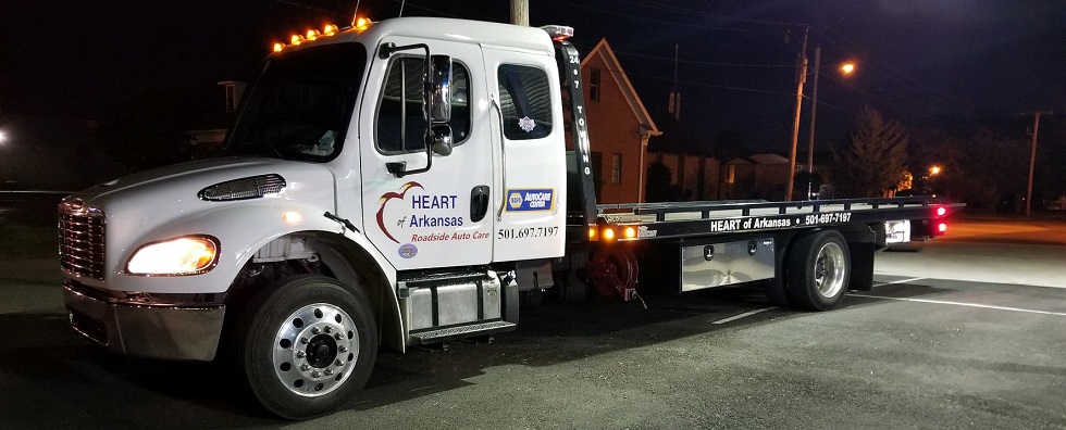 Flat Bed Tow Truck in Conway, AR